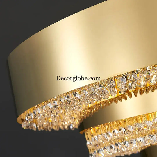 Modern Crystal Chandelier - Artful Elegance for Living and Dining Spaces - DecorGlobe