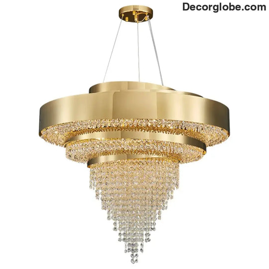 Modern Crystal Chandelier - Artful Elegance for Living and Dining Spaces - DecorGlobe