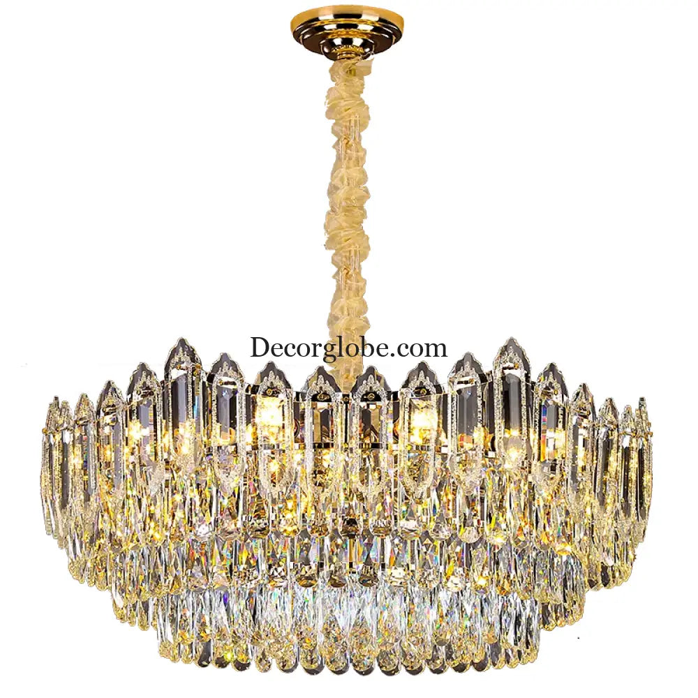 Modern Crystal Chandelier Ceiling - Novelty Trend Lighting for Hall, Living Room, and Bedroom - DecorGlobe