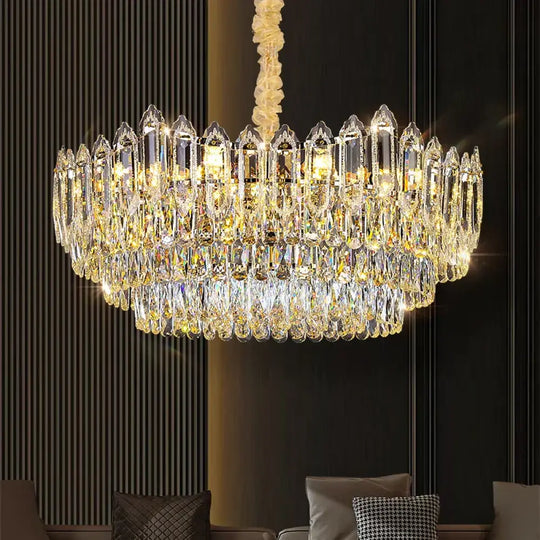 Modern Crystal Chandelier Ceiling - Novelty Trend Lighting for Hall, Living Room, and Bedroom - DecorGlobe