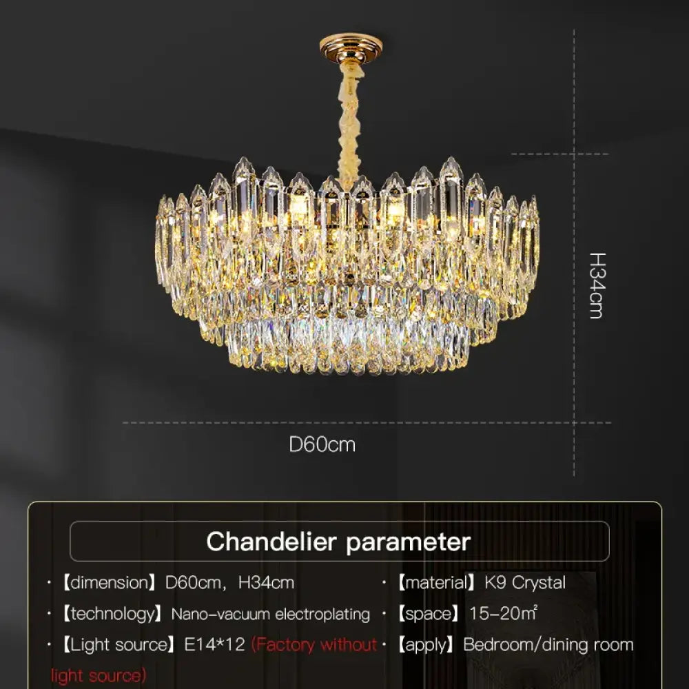 Modern Crystal Chandelier Ceiling - Novelty Trend Lighting for Hall, Living Room, and Bedroom - DecorGlobe