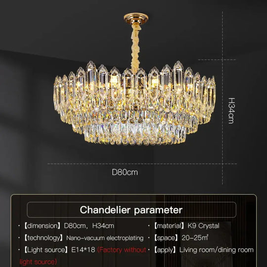 Modern Crystal Chandelier Ceiling - Novelty Trend Lighting for Hall, Living Room, and Bedroom - DecorGlobe
