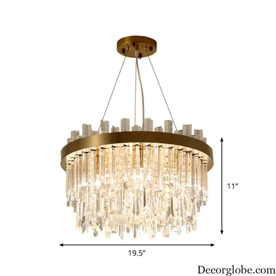 Sophia's Modern Crystal Chandelier - DecorGlobe