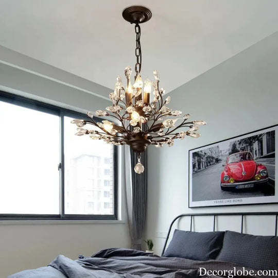 Modern Crystal Chandelier - Perfect for Living Rooms, Dining Areas, and Bedrooms - DecorGlobe