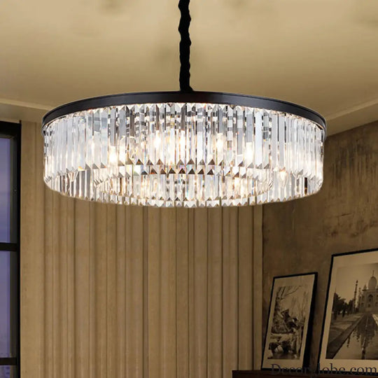 Emilia Modern Crystal Chandelier: Sparkling Elegance in Multiple Sizes (16", 23.5", 31.5") - DecorGlobe