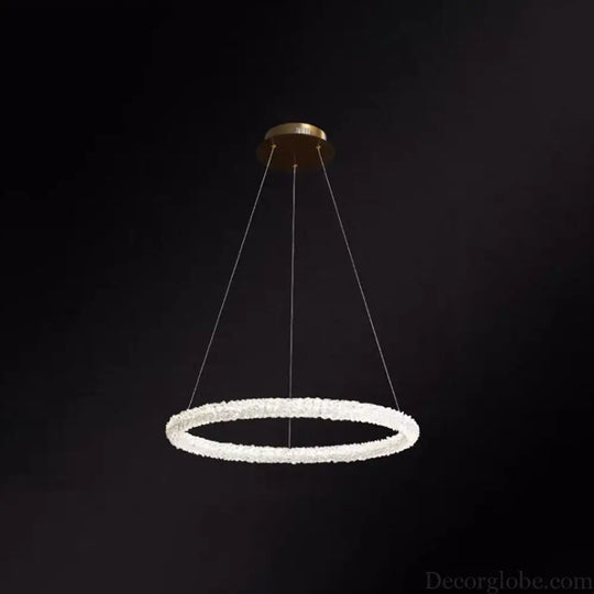 Diana - Modern Crystal Circle Chandelier (Choose Your Size & Tiers) - DecorGlobe