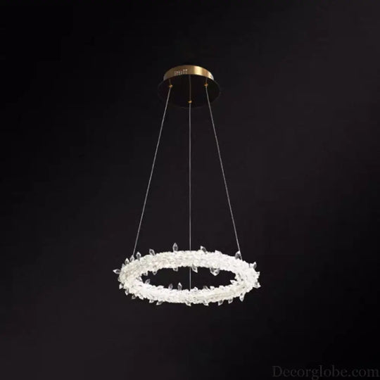 Diana - Modern Crystal Circle Chandelier (Choose Your Size & Tiers) - DecorGlobe