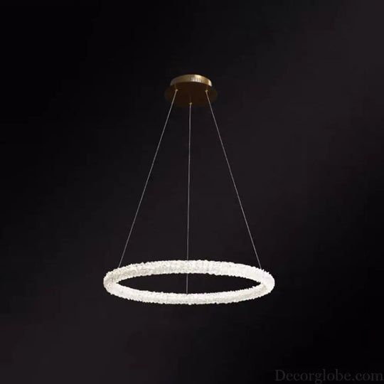 Diana - Modern Crystal Circle Chandelier (Choose Your Size & Tiers) - DecorGlobe