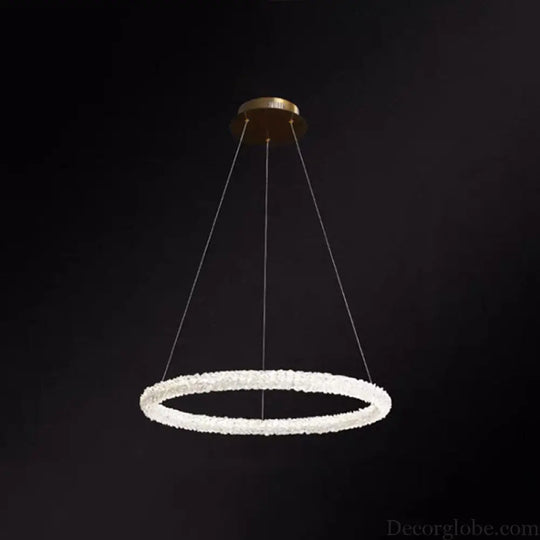 Diana - Modern Crystal Circle Chandelier (Choose Your Size & Tiers) - DecorGlobe