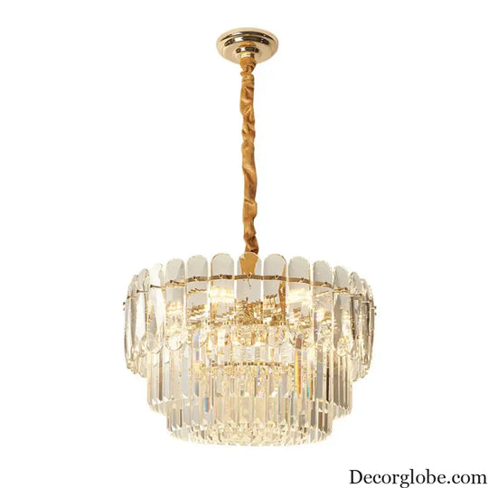 Modern Crystal LED Pendant Lights - Gold Elegance for Living Rooms, Kitchens, Dining Rooms, and Bedrooms in Nordic Loft Style - DecorGlobe