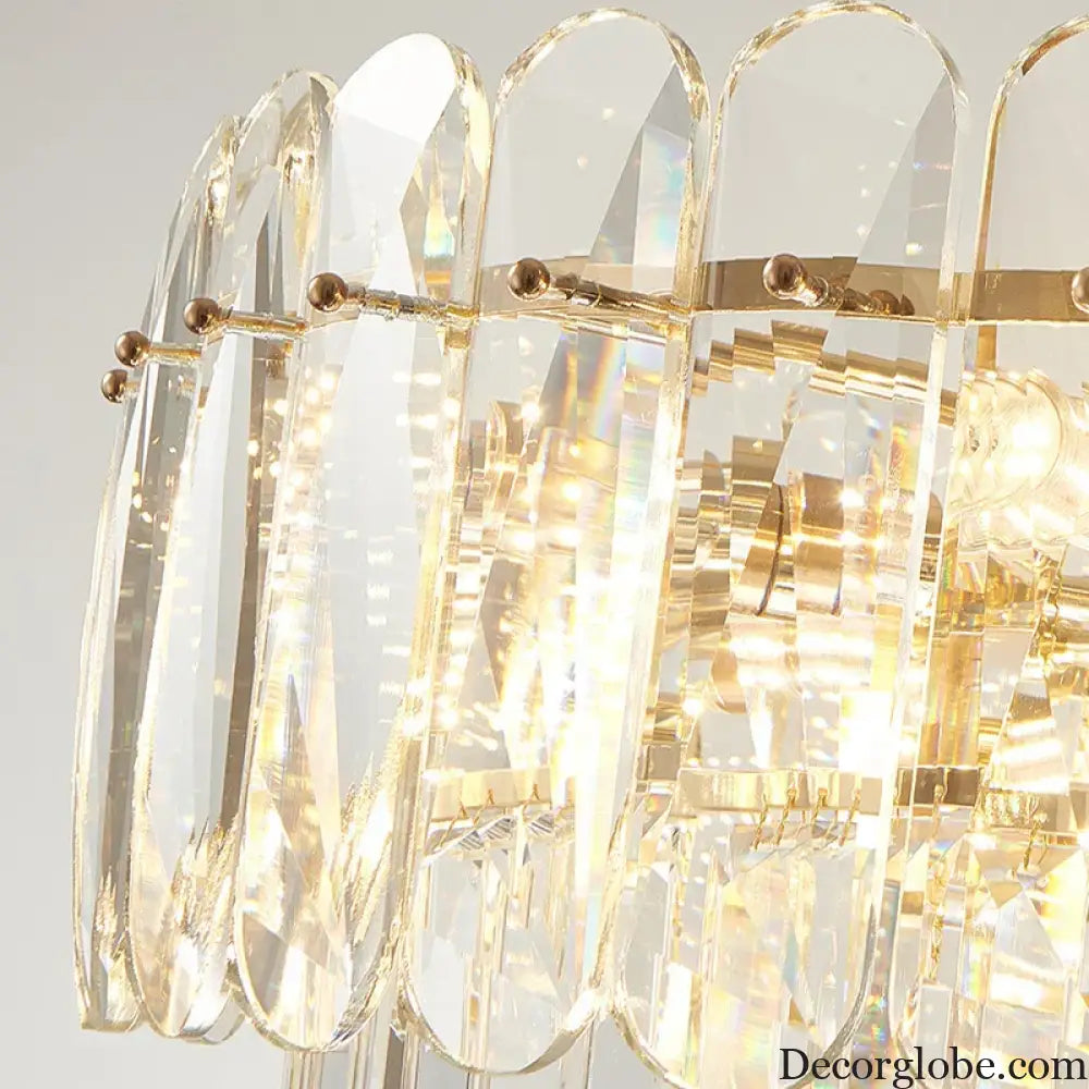 Modern Crystal LED Pendant Lights - Gold Elegance for Living Rooms, Kitchens, Dining Rooms, and Bedrooms in Nordic Loft Style - DecorGlobe