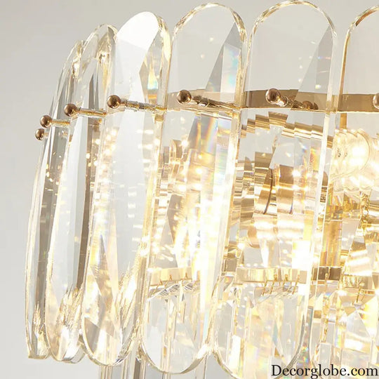 Modern Crystal LED Pendant Lights - Gold Elegance for Living Rooms, Kitchens, Dining Rooms, and Bedrooms in Nordic Loft Style - DecorGlobe