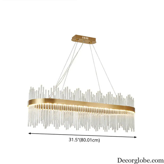 Adjustable Glass Crystal Drum Chandelier Pendant Light for Modern Living Rooms