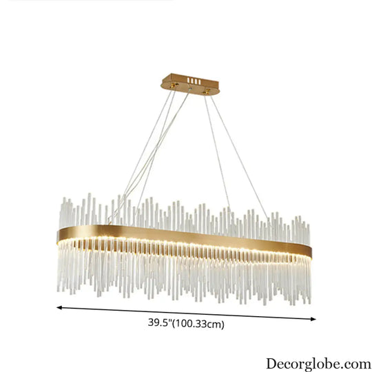 Adjustable Glass Crystal Drum Chandelier Pendant Light for Modern Living Rooms