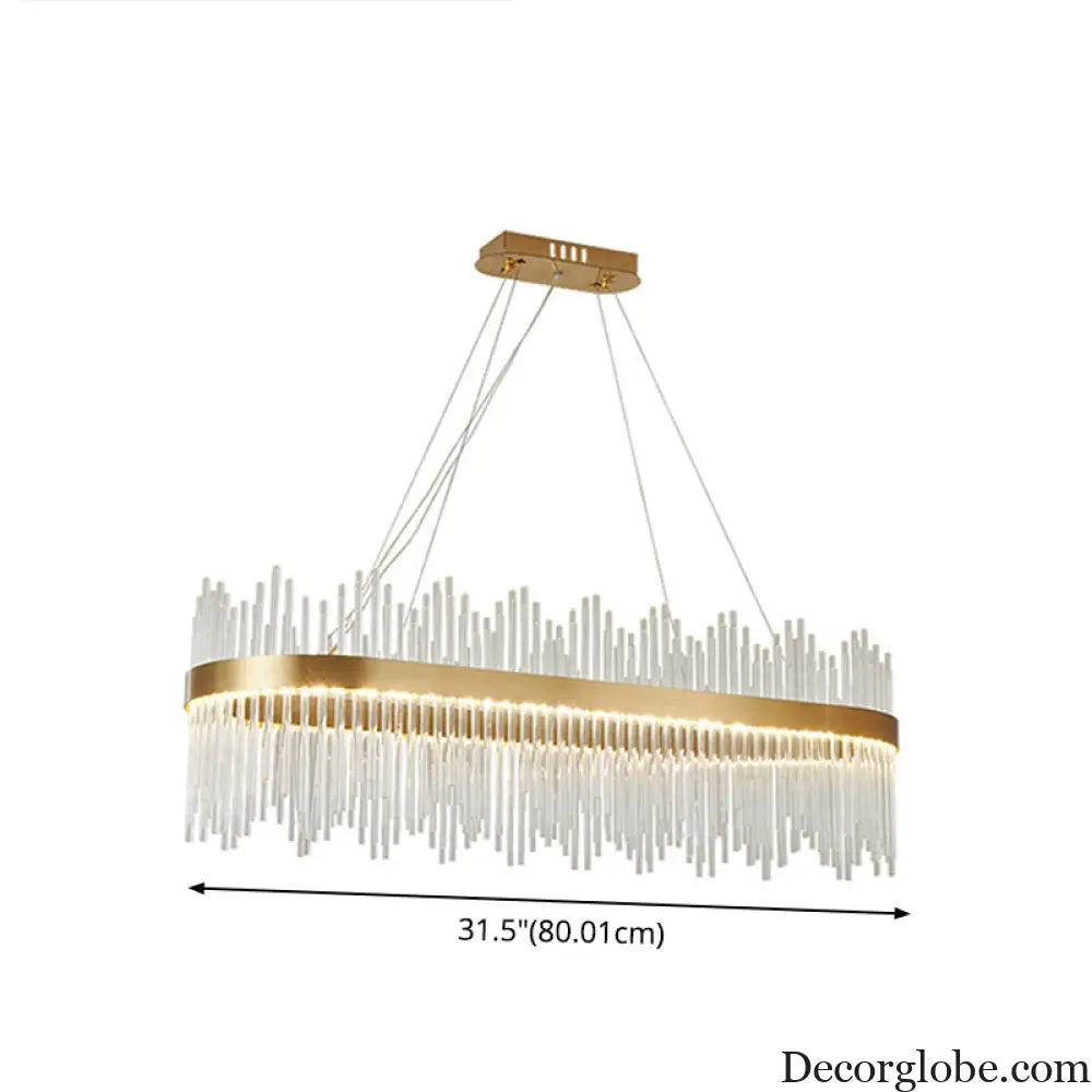 Adjustable Glass Crystal Drum Chandelier Pendant Light for Modern Living Rooms