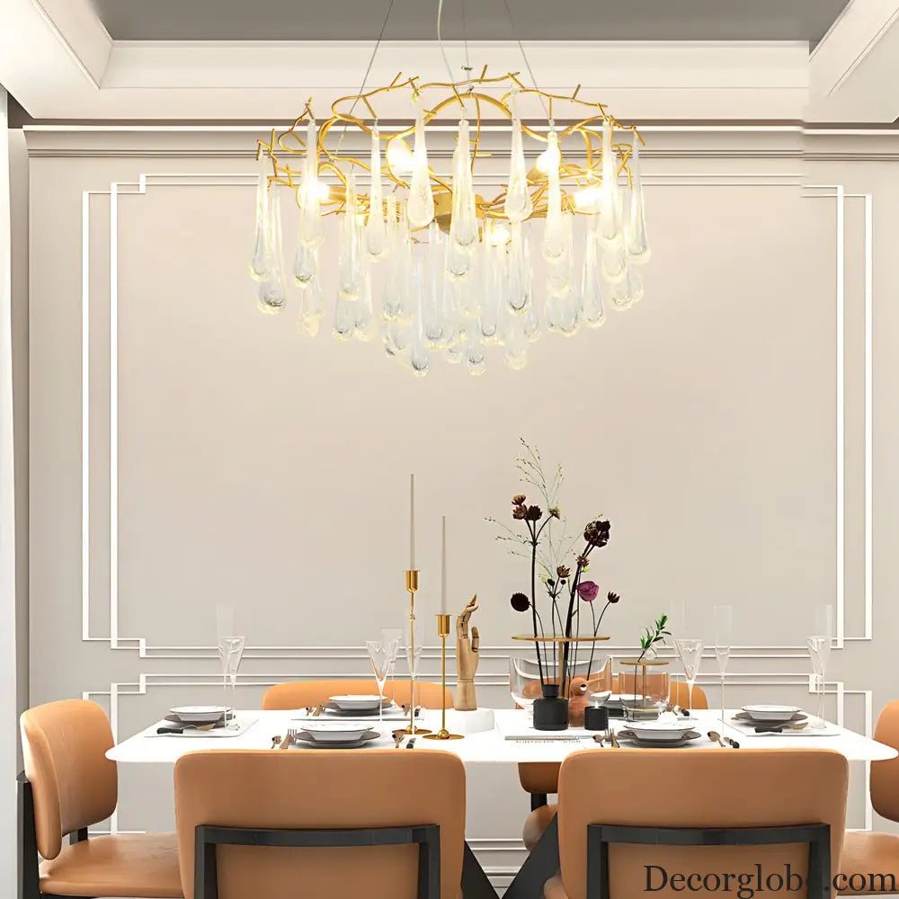 Modern Tree Branches Luxury Bubble Crystal Raindrops Chandelier Lighting > Ceiling lights > Chandeliers