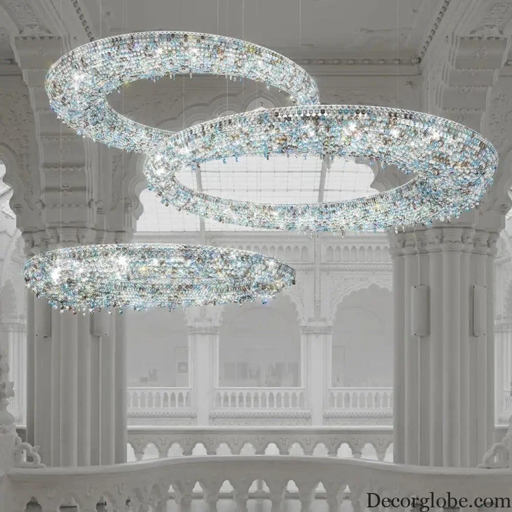Modern LED Bird's Nest Ceiling Chandeliers - Captivating Elegance for Villas and Living Spaces - DecorGlobe