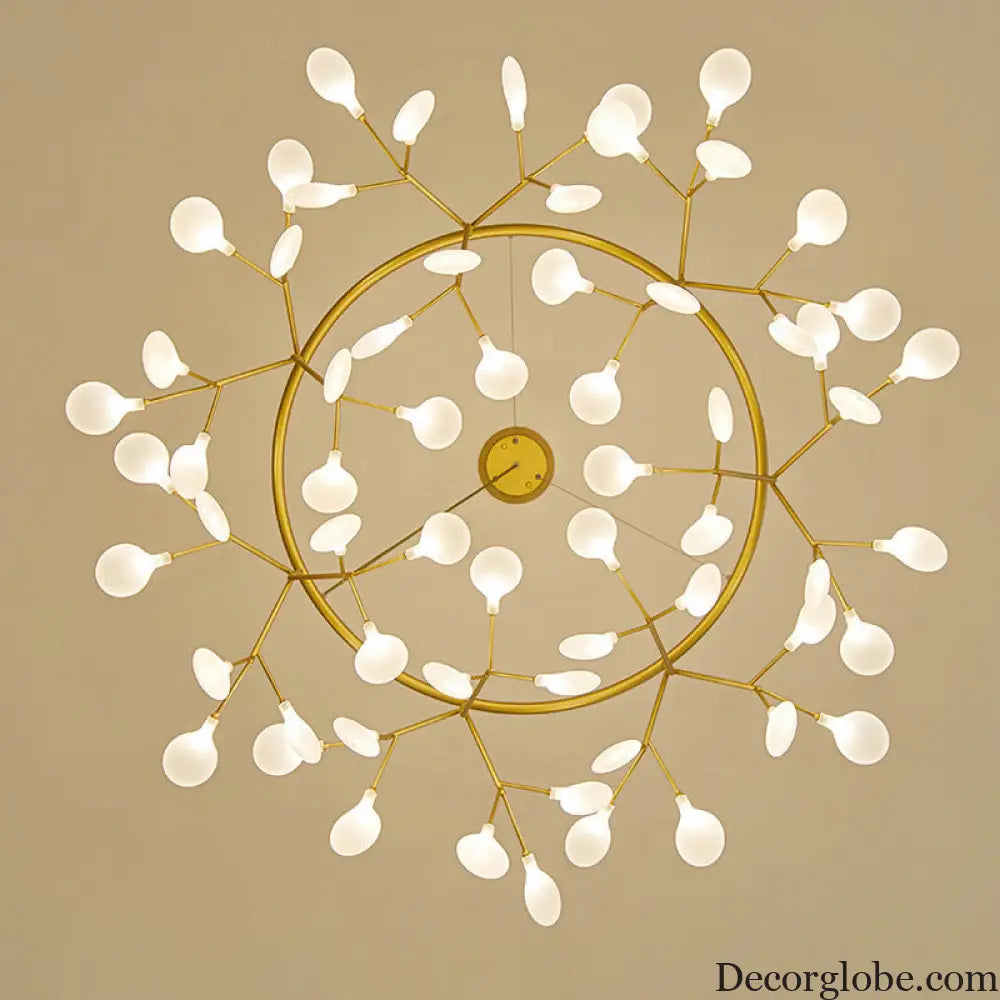 Modern Metal LED Dining Room Chandelier - Elegant Hanging Pendant Light