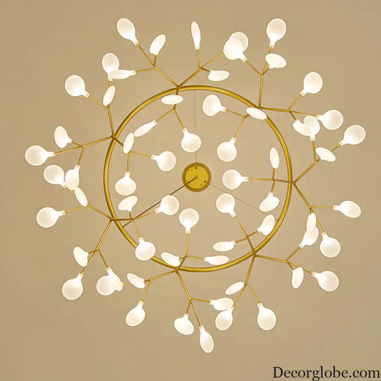 Modern Metal LED Dining Room Chandelier - Elegant Hanging Pendant Light