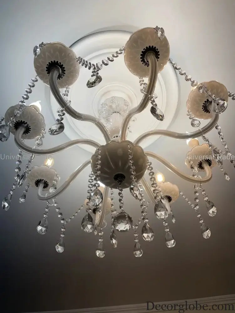 Modern LED Crystal Chandelier - Illuminate Your Home with Elegance - DecorGlobe