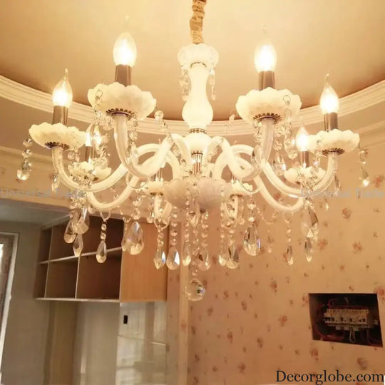 Modern LED Crystal Chandelier - Illuminate Your Home with Elegance - DecorGlobe