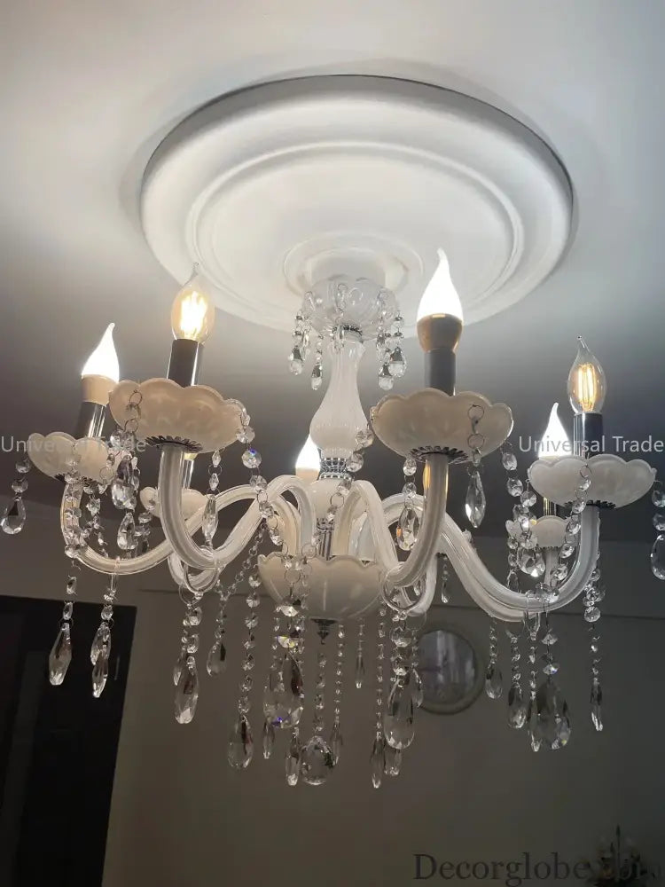 Modern LED Crystal Chandelier - Illuminate Your Home with Elegance - DecorGlobe