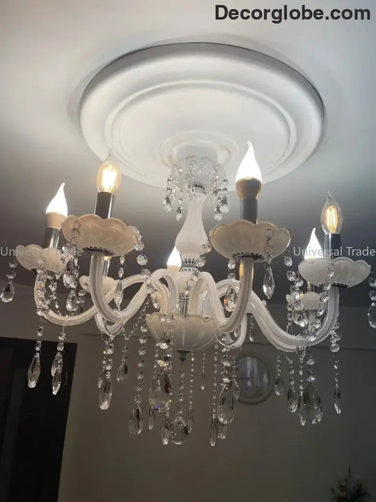 Modern LED Crystal Chandelier - Illuminate Your Home with Elegance - DecorGlobe