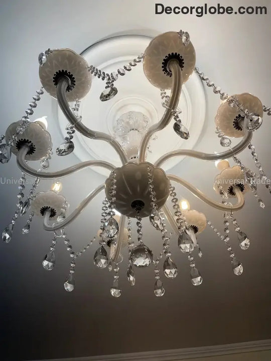 Modern LED Crystal Chandelier - Illuminate Your Home with Elegance - DecorGlobe