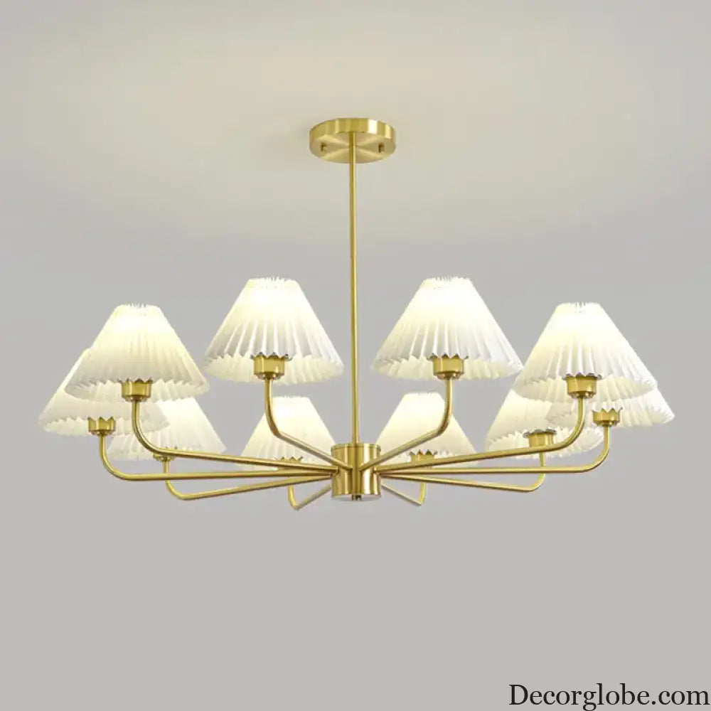 Modern LED Fabric Chandelier Light for Living and Dining Room Chandelier