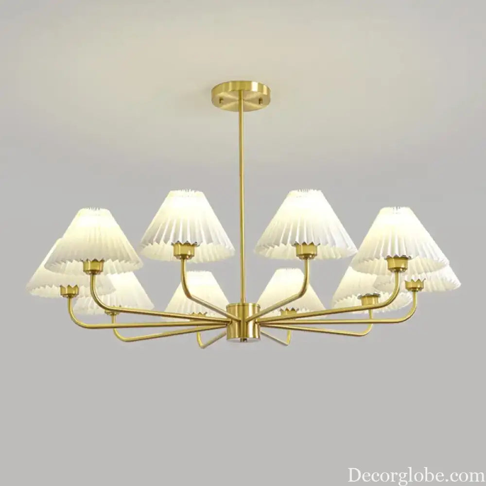 Modern LED Fabric Chandelier Light for Living and Dining Room Chandelier