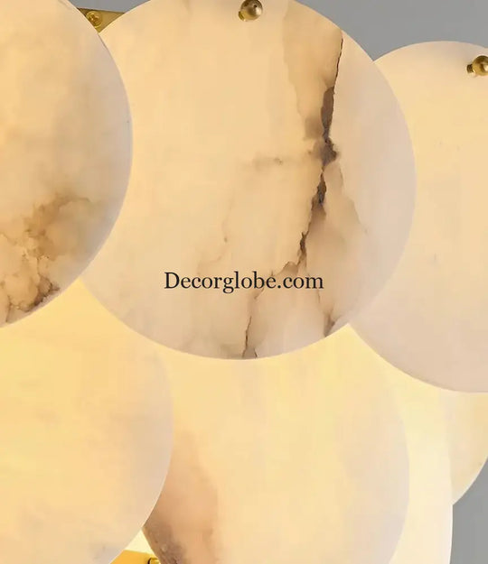 Modern Luxury LED Natural Marble Chandeliers - Illuminating Elegance for Living, Dining, and Kitchen - DecorGlobe