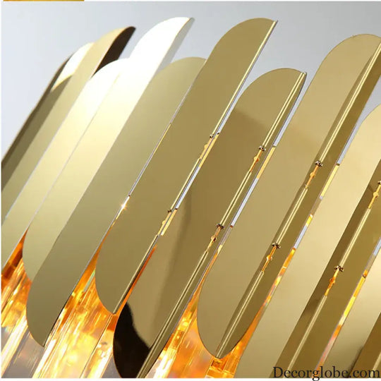 Modern Nordic Crystal Pendant Lights - Light Luxury Elegance for Villas, Hotels, and Double Staircase Living Spaces with LED Efficiency - DecorGlobe