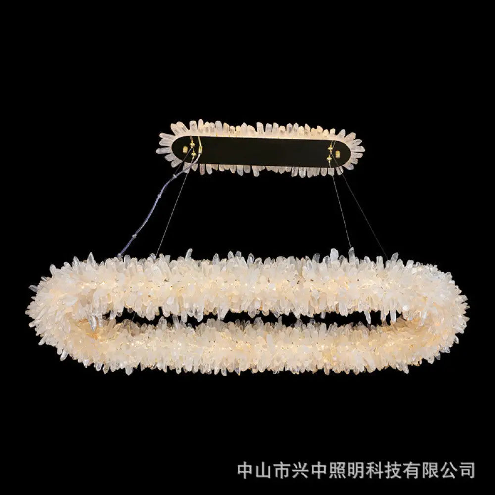 Modern Simple Crystal Chandelier – Luxury Living Room & Bedroom Lighting
