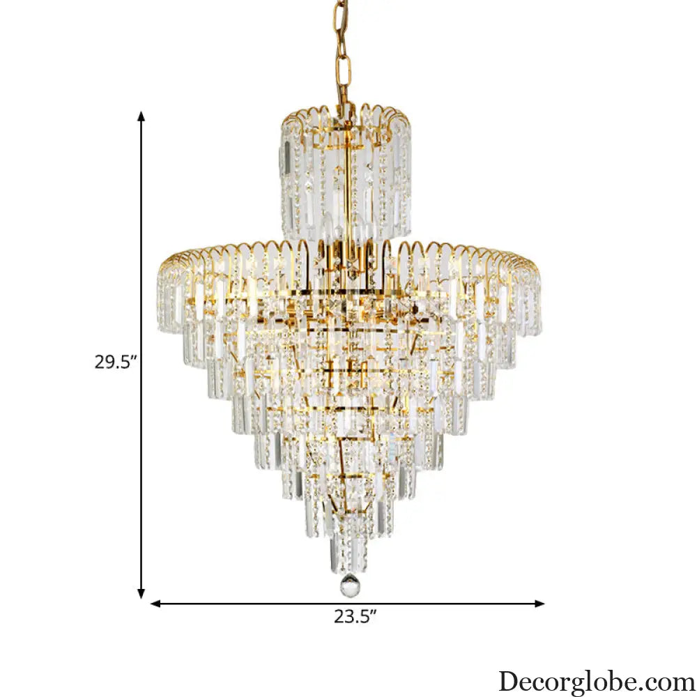 Madilyn Modern Tiered Chandelier: Add Dazzling Elegance to Your Space - DecorGlobe