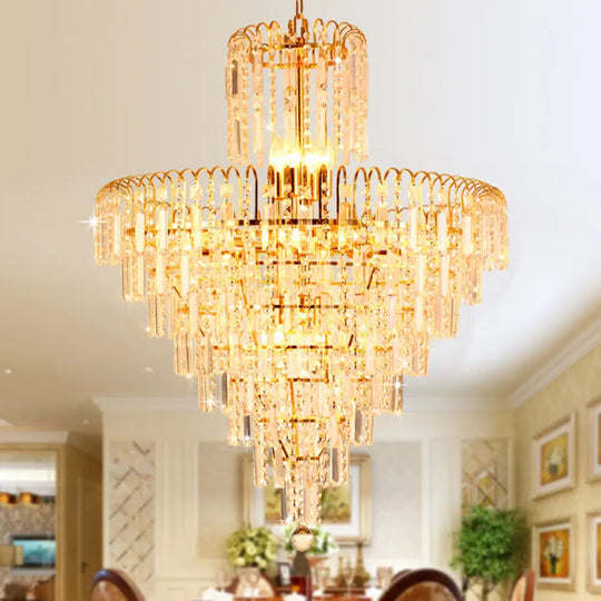Madilyn Modern Tiered Chandelier: Add Dazzling Elegance to Your Space - DecorGlobe