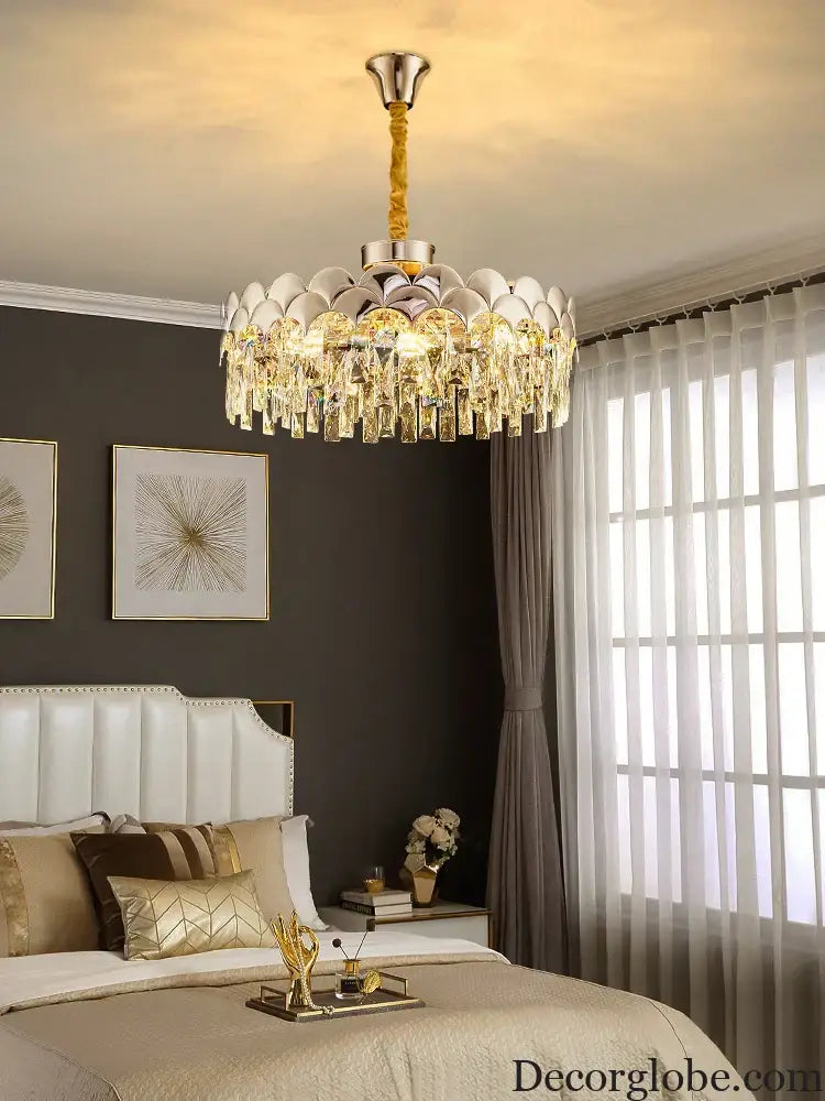 New Design Modern Luxury Golden Chandelier - Opulent Illumination for Bedrooms, Halls, and Dining Spaces - DecorGlobe