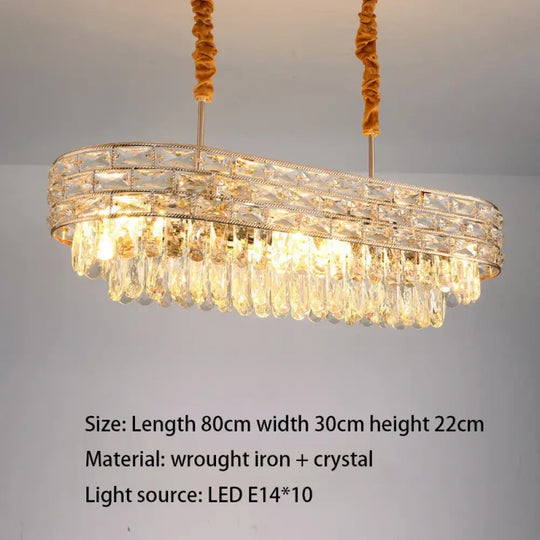 New Modern Crystal Ceiling Lamp - Light Luxury Design for Living, Dining, and Bedroom Spaces - DecorGlobe