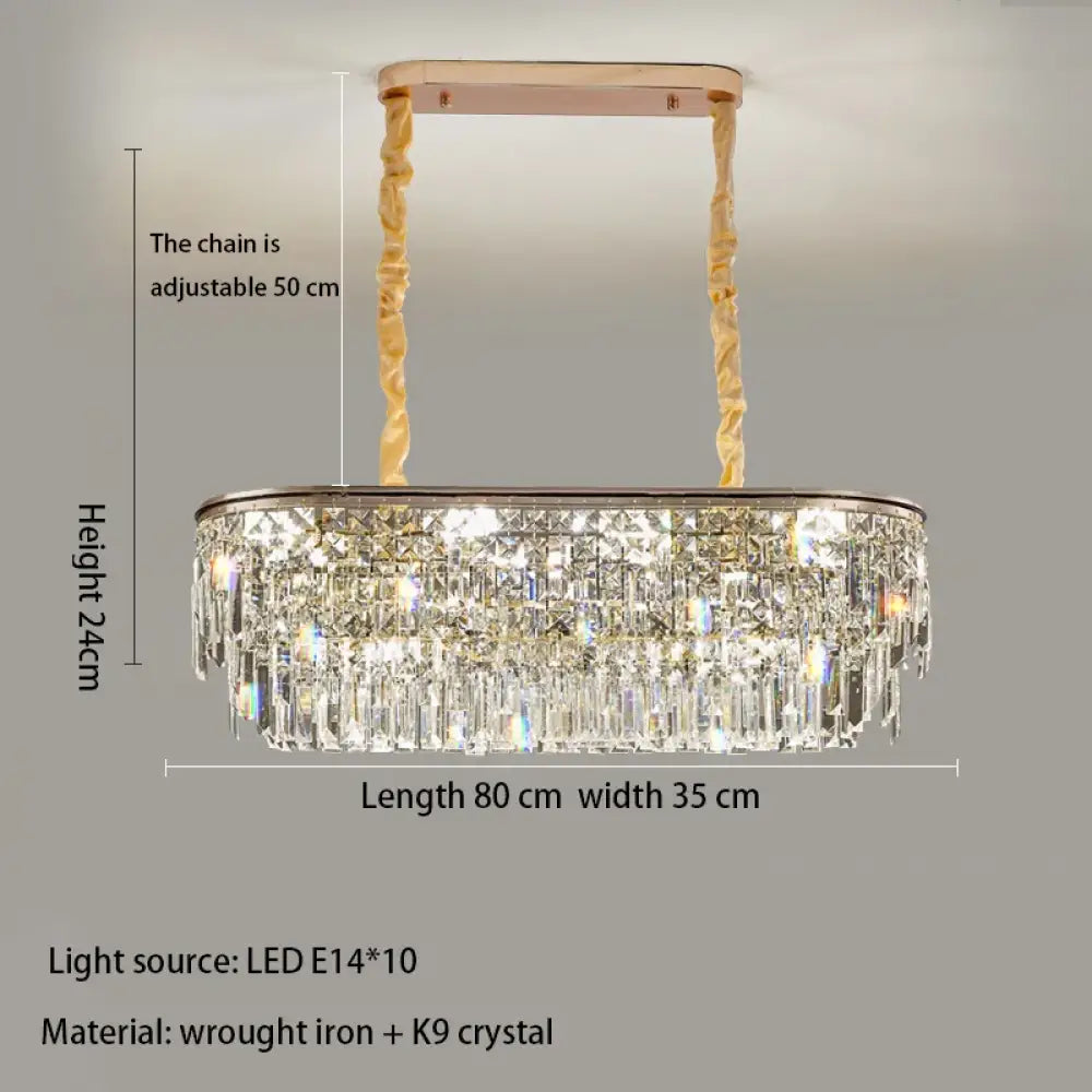 New Modern Crystal Chandelier - Effortless Elegance for Living, Dining, and Bedroom Spaces - DecorGlobe