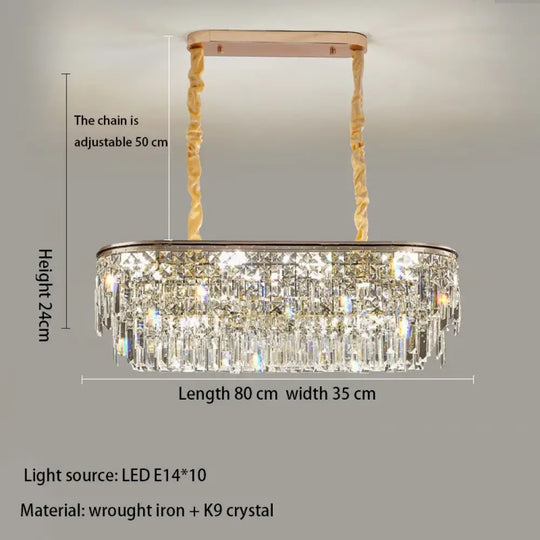 New Modern Crystal Chandelier - Effortless Elegance for Living, Dining, and Bedroom Spaces - DecorGlobe