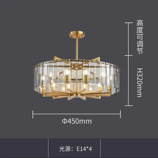 New Modern Glass Chandelier - Luxury Round Design with Creative Gold Accents for Stylish Home Illumination - DecorGlobe