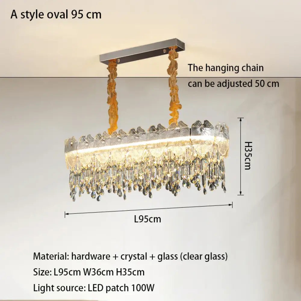 New Modern LED Pendant Lamp - Gold Luxury Round Crystal Ceiling Chandelier for Living Rooms, Bedrooms, Dining Rooms, and Kitchens - DecorGlobe