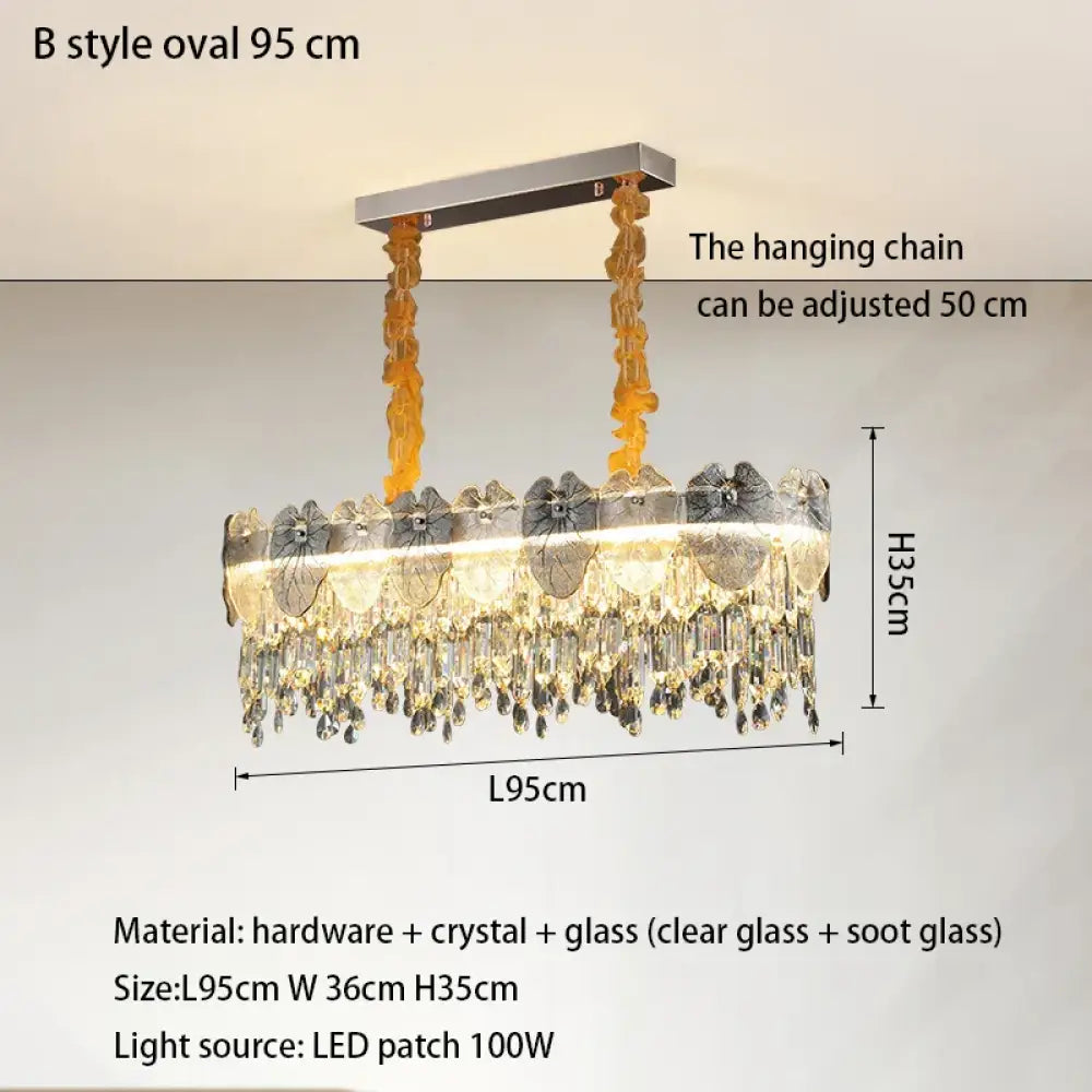 New Modern LED Pendant Lamp - Gold Luxury Round Crystal Ceiling Chandelier for Living Rooms, Bedrooms, Dining Rooms, and Kitchens - DecorGlobe