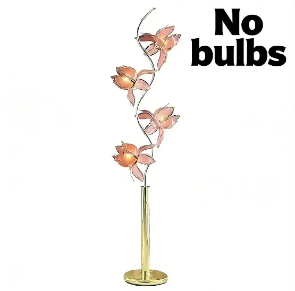 Élise Lotus LED Flexible Flower Table Lamp E26 Glass - Light Yellow