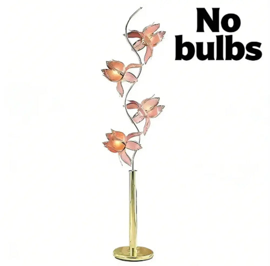 Élise Lotus LED Flexible Flower Table Lamp E26 Glass - Light Yellow
