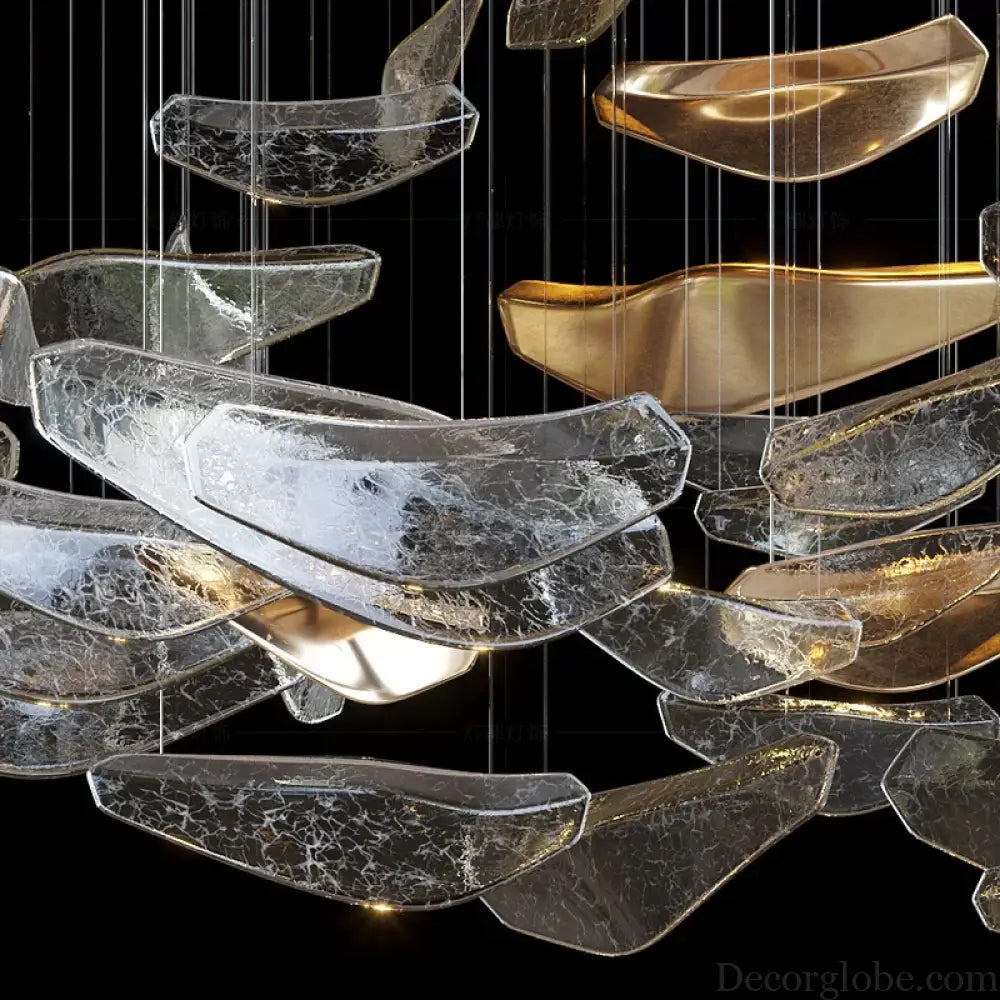 Nordic Crystal Pendant Lamp - Elegance for Dining Rooms, Living Rooms, and Indoor Lighting - DecorGlobe