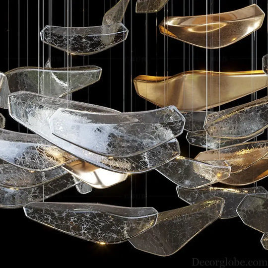 Nordic Crystal Pendant Lamp - Elegance for Dining Rooms, Living Rooms, and Indoor Lighting - DecorGlobe