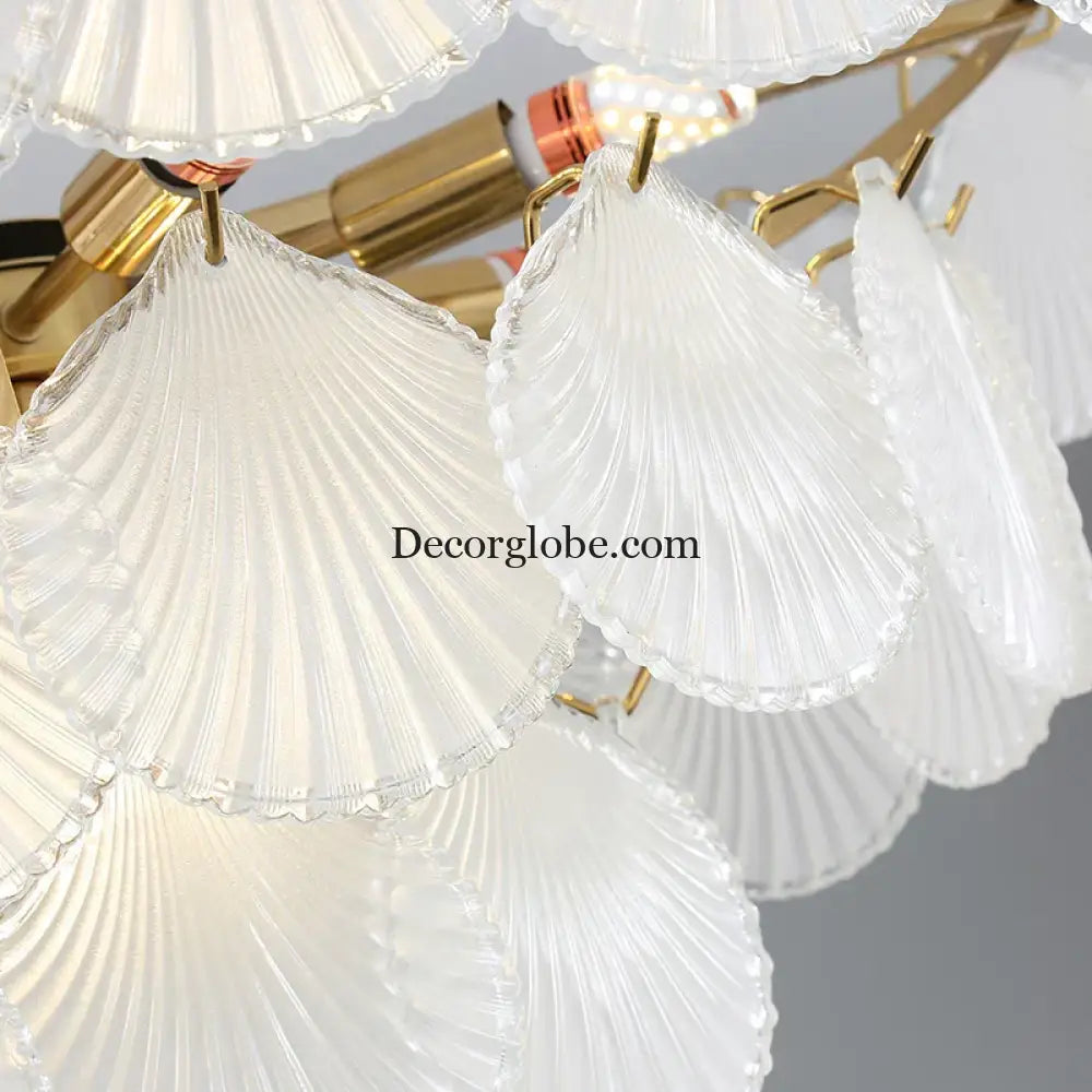 Nordic Postmodern Glass Chandelier - Simple Elegance for Your Living Room, Dining Room, Bedroom, and Study - DecorGlobe