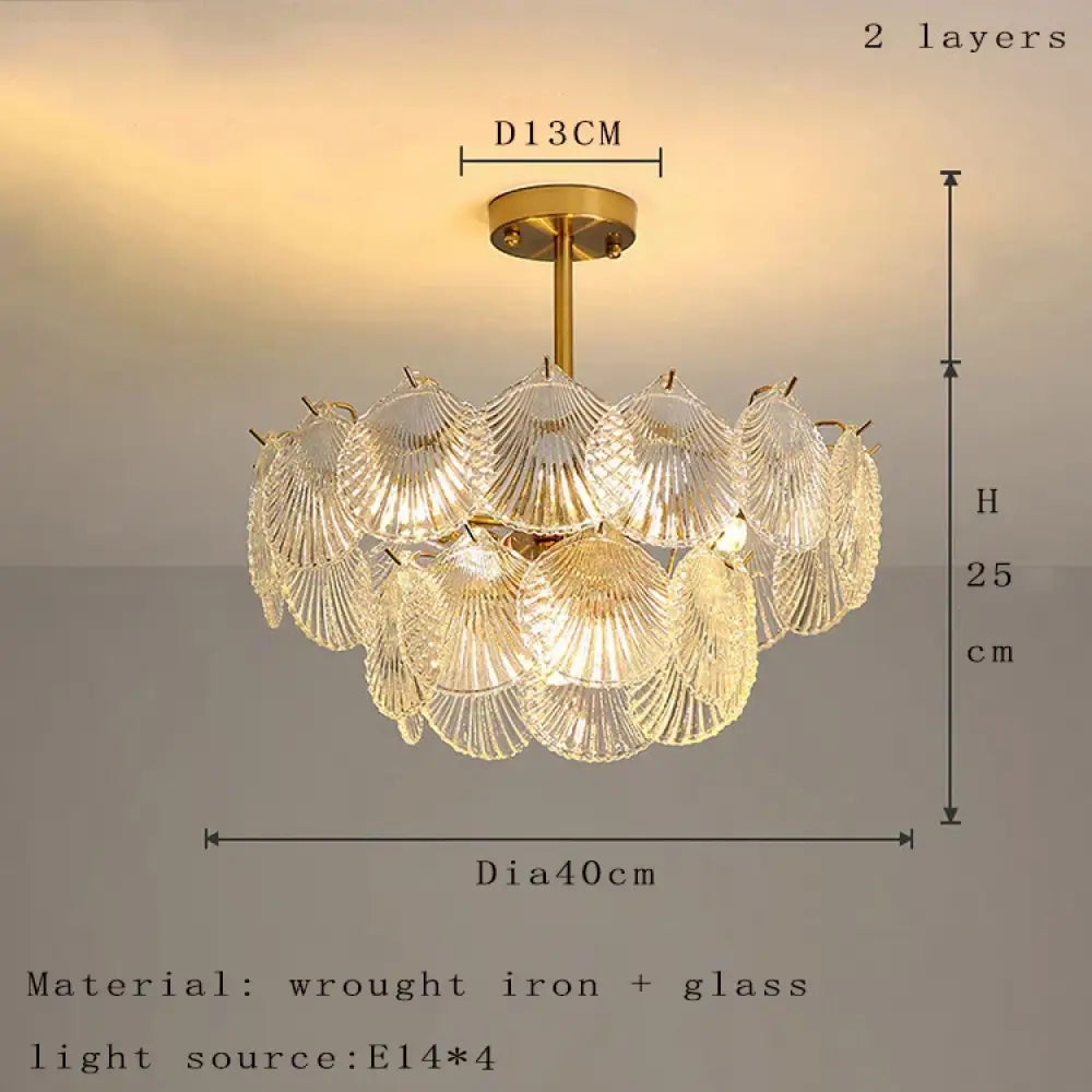 Nordic Postmodern Glass Chandelier - Simple Elegance for Your Living Room, Dining Room, Bedroom, and Study - DecorGlobe