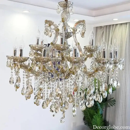 Nordic Restaurant Chandelier Lighting Classic Living Room Crystal Pendant Light Modern Household Hanging Light Hall