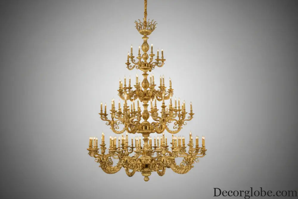 Nova French Copper Crystal Grand Duplex Chandelier Chandelier (diameter 226cm, height 317cm) Chandelier